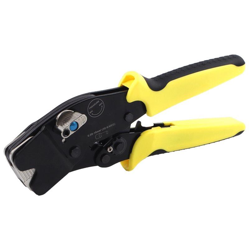ABBP-Wire Crimping Tool,30-6AWG (0.08-16Mm²) Square Ratchet Crimping Pliers,Manual Crimping Pliers Terminal Crimping Tool