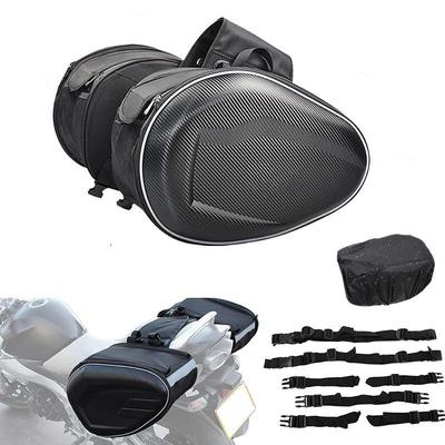 Waterproof Motorcycle Double Side Saddle Bag with Helmet Compartment