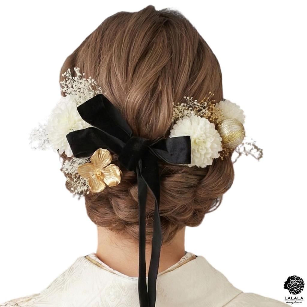 [LALALAbeautyflowers] Hair Accessories for Coming-of-Age Ceremony, Graduation Ceremony, Traditional Japanese Clothing, Shichi-Go-San, Wedding,