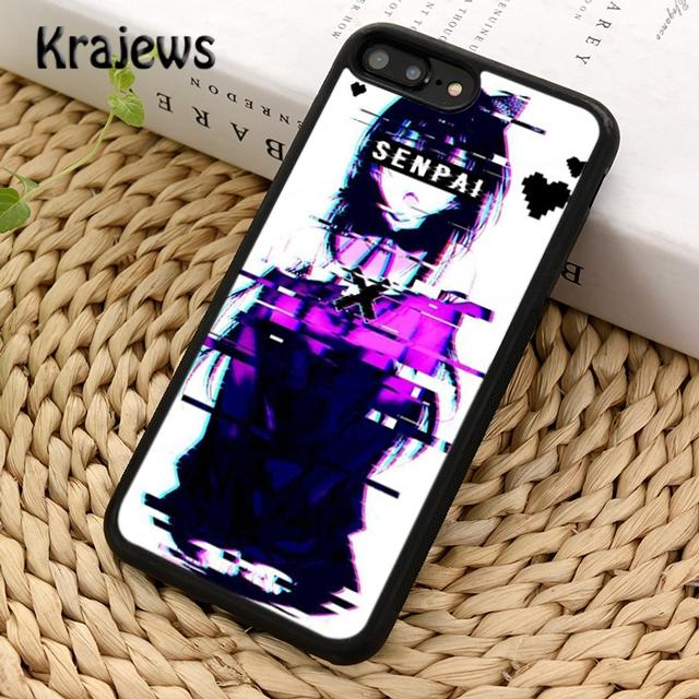 Krajews Sad Japanese Soft Phone Case Cover For iPhone 17 Air 16 15 14 Plus 11 12 13 Pro Max Coque Shell Fundas