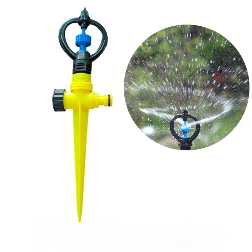 Rotary Automatic Garden Sprinkler, Rotary Wheel Watering Nozzle, Practical Irrigation Tool for Lawn,Vegetable & Horticulture Use