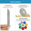 Curved Bowl Wet Grinding Pad for Marble & Quartz - Angle Grinder Compatible