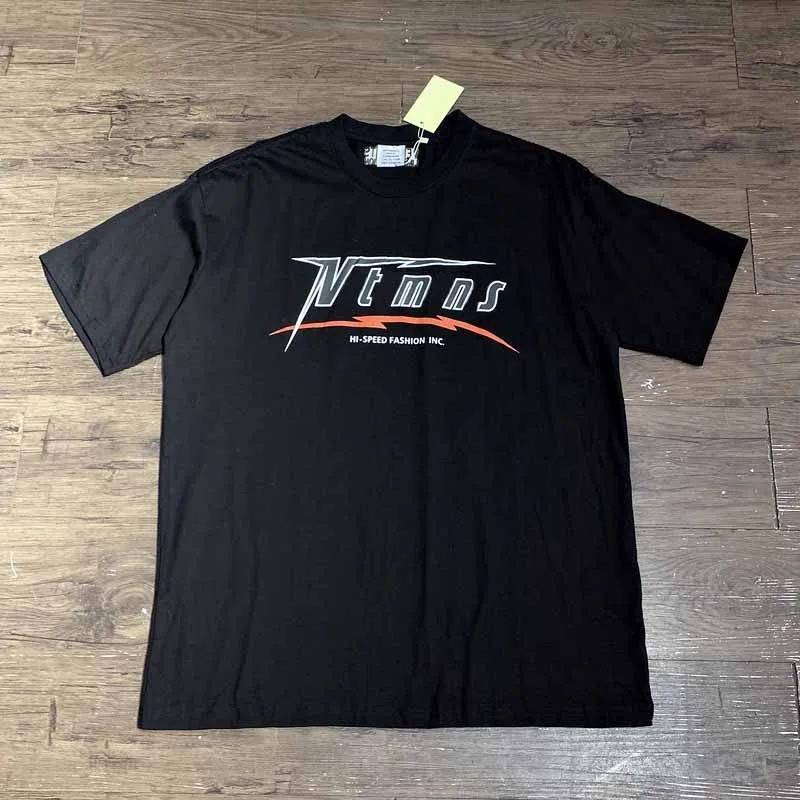 2025 Luxury Vt Logo Full Print Unisex T-shirt T-shirt Hip Hop Super Men Casual Cotton T-shirt Summer Fashion Short Sleeve