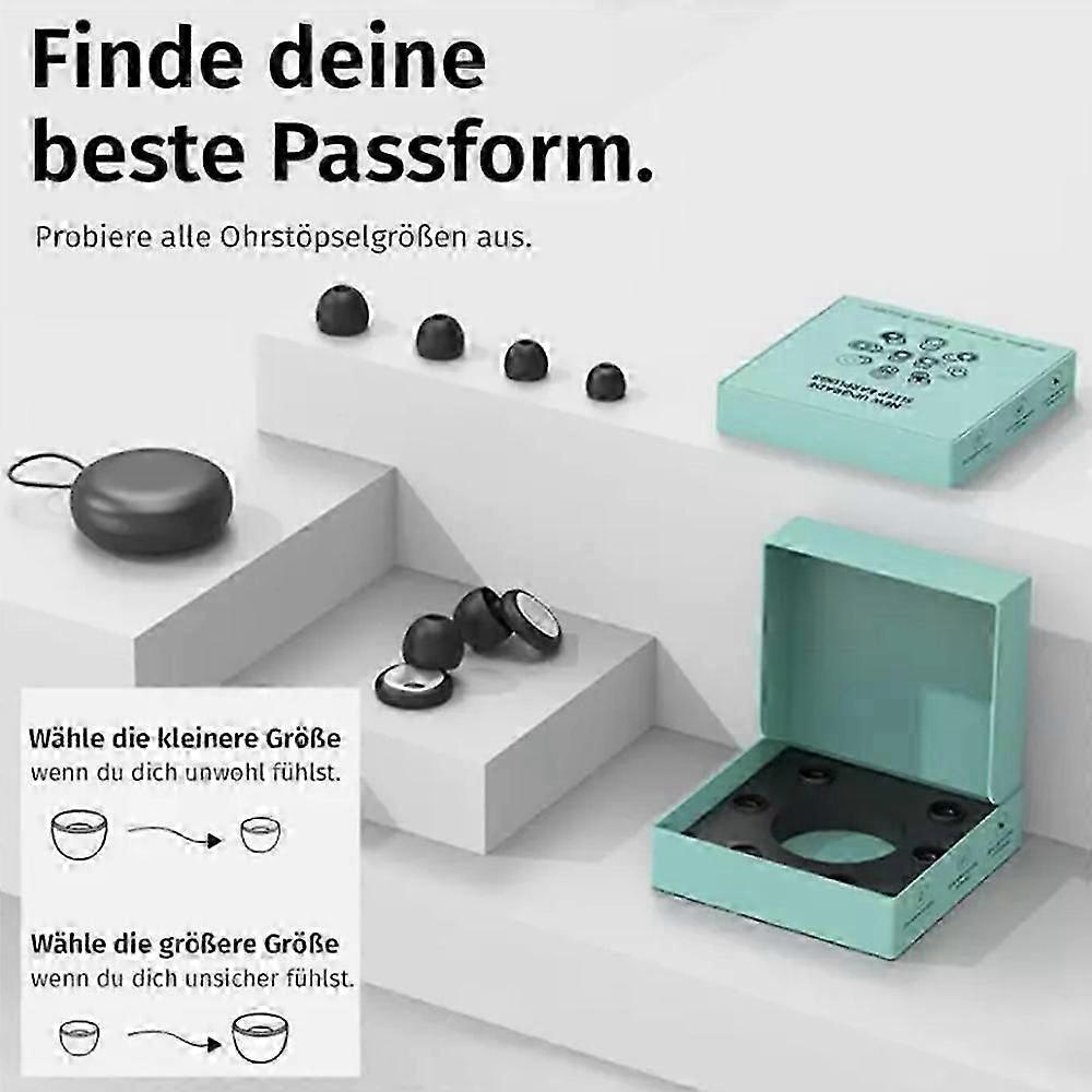 Artevive Reusable Silicone Ear Plugs for Sleeping, Motorcycling, Swimming, Noise Reduction, Waterproof, 3 Pairs