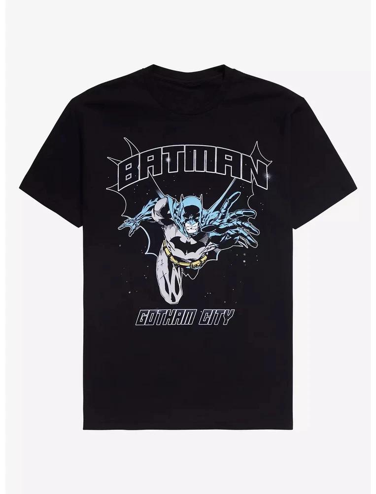 Comics BatUnisex Leaping Black TShirt S