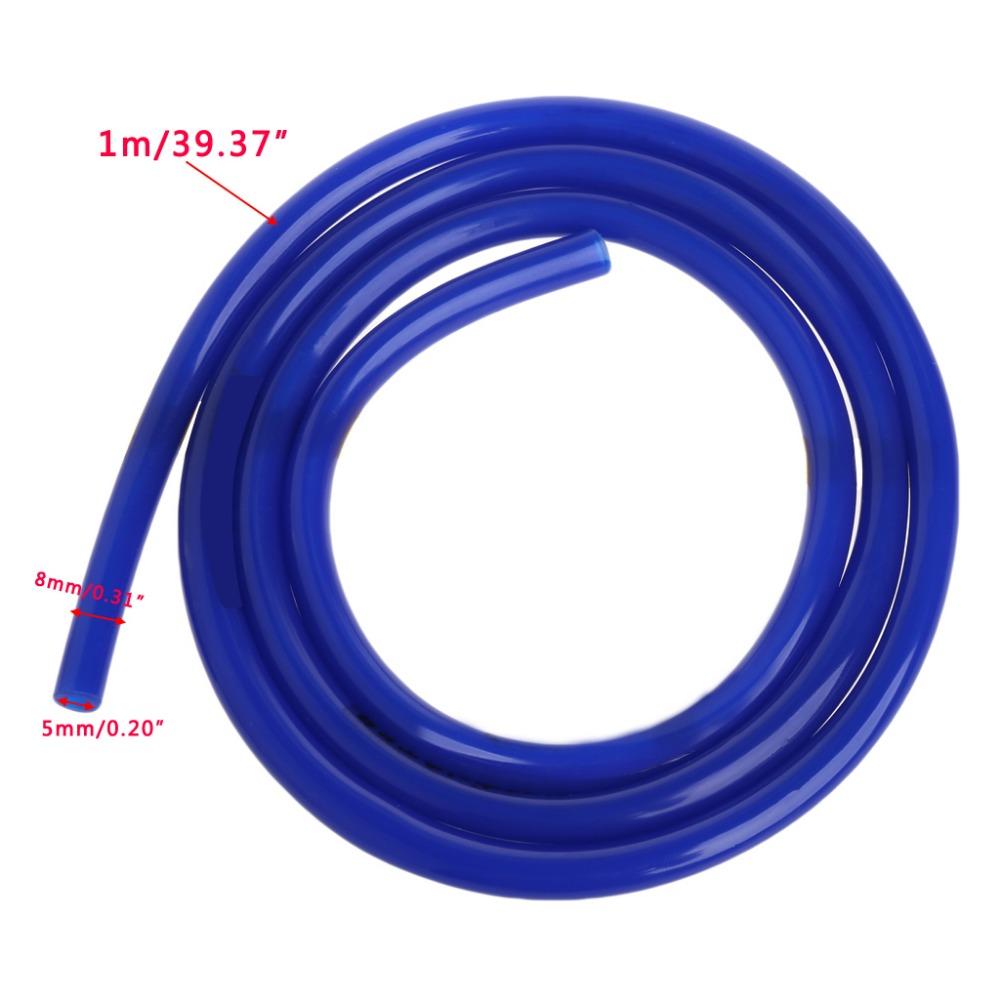 Filtru de combustibil pentru motocicletă de 1 metru linie de furtun de murdărie pentru motocicletă țeavă de benzină țeavă de combustibil gaz ulei cafe racer universal