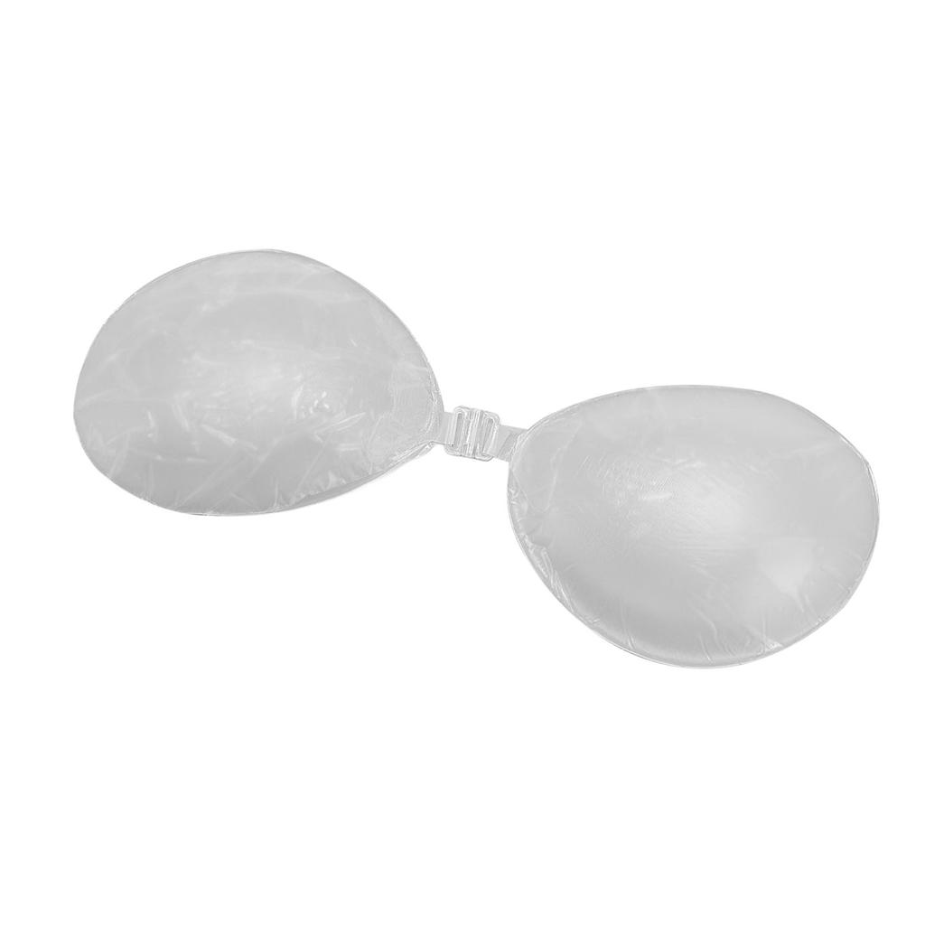 1 Pair Silicone Bra Inserts Water Proof Thickened Reusable Transparent Bra Pads For Swimwear and Str