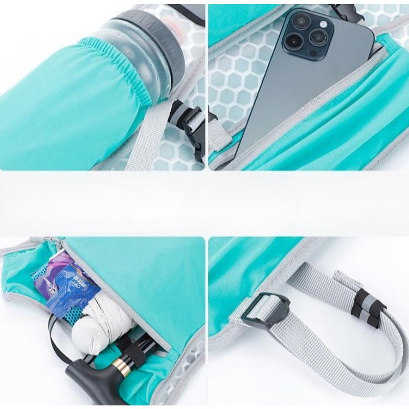 All - Season Lightweight Sports Vest Bag: Multi - Functional Phone Pouch for Running, Cycling, Hiking & Trekking