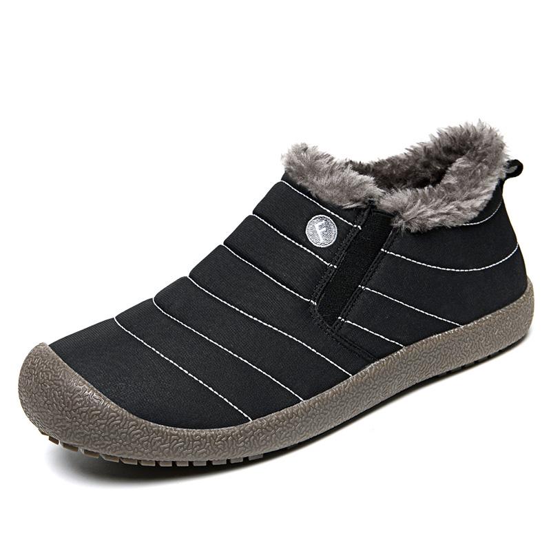 Slipper Baumwollschuhe Plüsch Warm Lässig Sportschuhe Unisex Winter Tägliche Laufschuhe Herren Damen Rutschfeste Ballerinas Größe 36-48