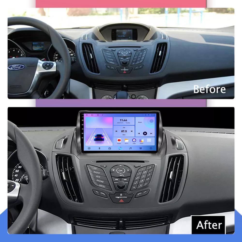 Autoradio Android Auto Carplay für Ford Kuga 2 Escape 3 2012-2019 Multimedia-Player Head Unit Stereo GPS Navigation BT WIFI 1 + 16 GB