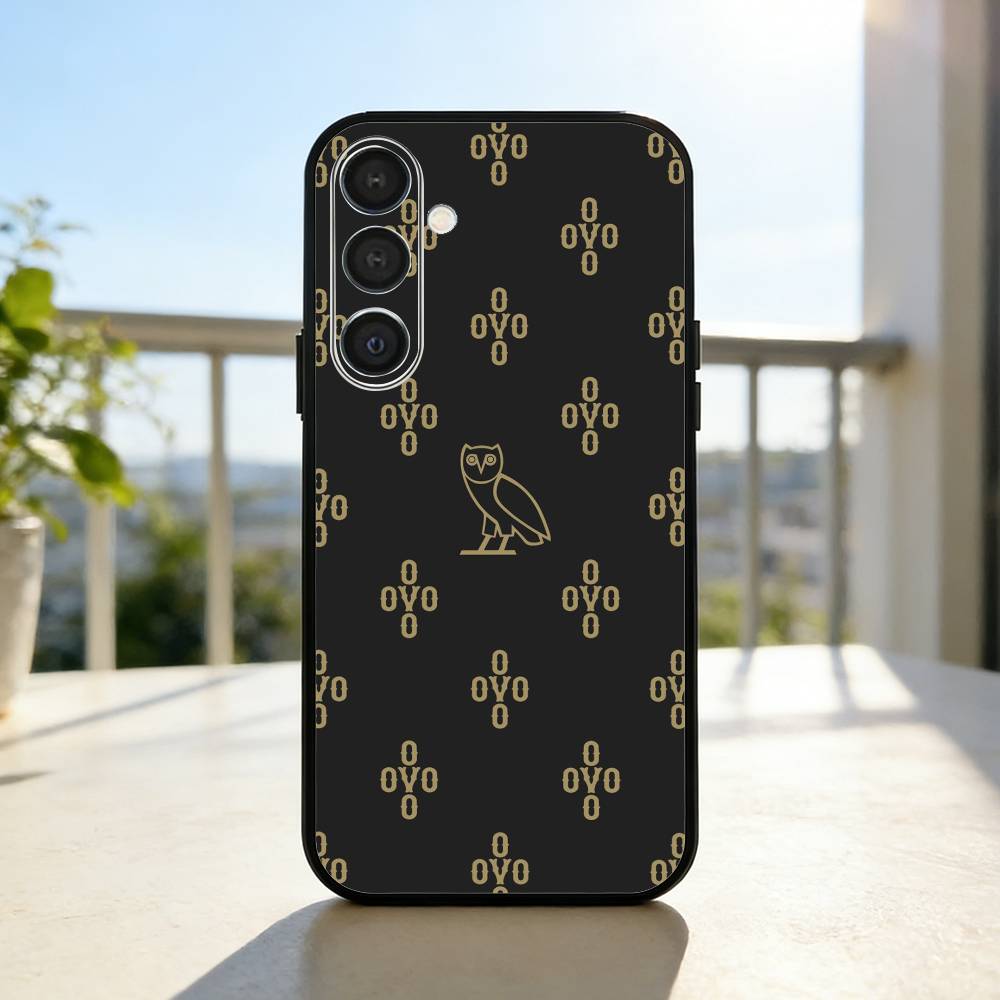 Drake O-OvO O-OWL Phone Case For Samsung A73,72,71,53,52,51,22,91,80, Soft Black Cover