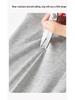 Plus Size Women's High Waist Thermal Cotton-Wool Pants - Antibacterial, Autumn/Winter Base Layer