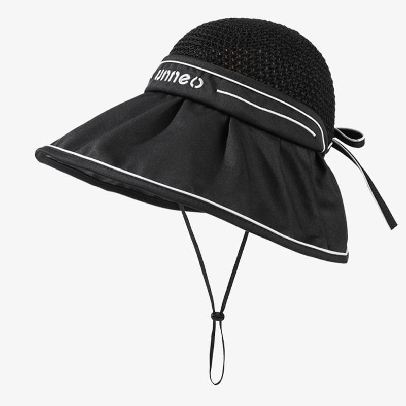 Style Versatile Hat Straw Woven Colored Womens Breathable Hatscaps Sun