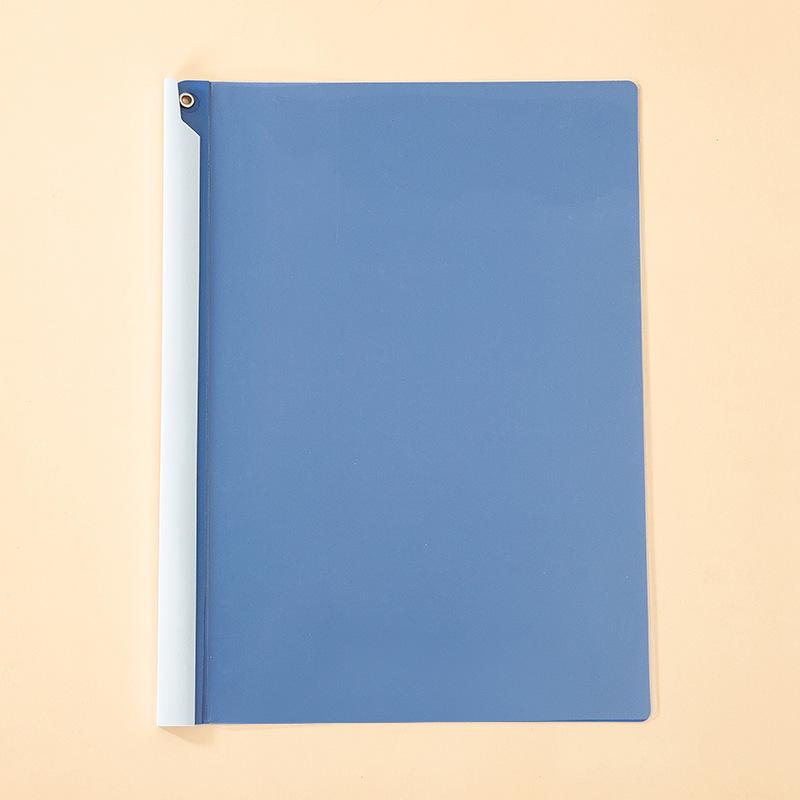 

Папка-регистратор для офиса с зажимом A4, прозрачная, полипропиленовая