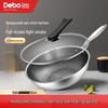 Debo Honeycomb Edelstahl Wok