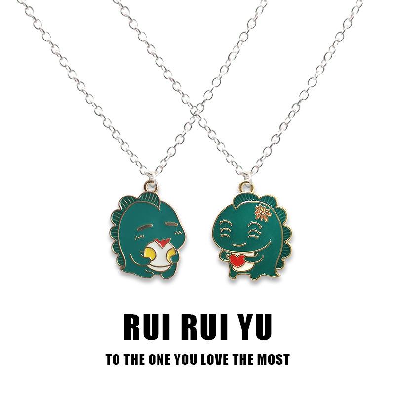 

RUI RUI YU Little Monster ожерелье кулон для женщин мужчин подруга пара любовник ювелирные изделия подарок 1 Pair