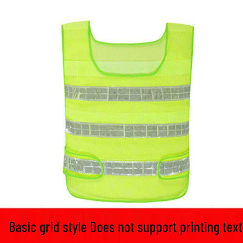Customizable Reflective Work Vest for Construction and Sanitation