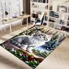 1PC cat snowflake Carpet Ultra Soft, Thick & Absorbent, Non Slip Machine Washable Mat for Entryway
