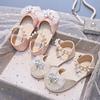 Girls' Versatile Pearl Bow Sandals - 2025 Summer Princess Collection