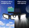 Modern IP65 Solar Garden Light Motion Sensor LED Wall Lamp Outdoor Waterproof 3 Sides 74 LED