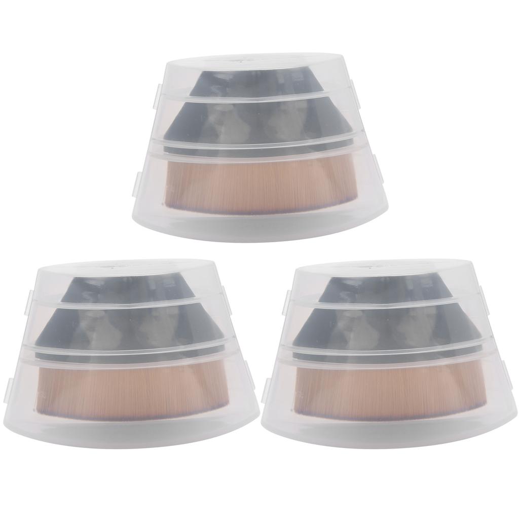 Makeup Liquid Foundation Brushes Cosmetic Flat Blush Brushes Cosmetic Brushes Makeup Brushes 3pcs Liquid Powder Brushes