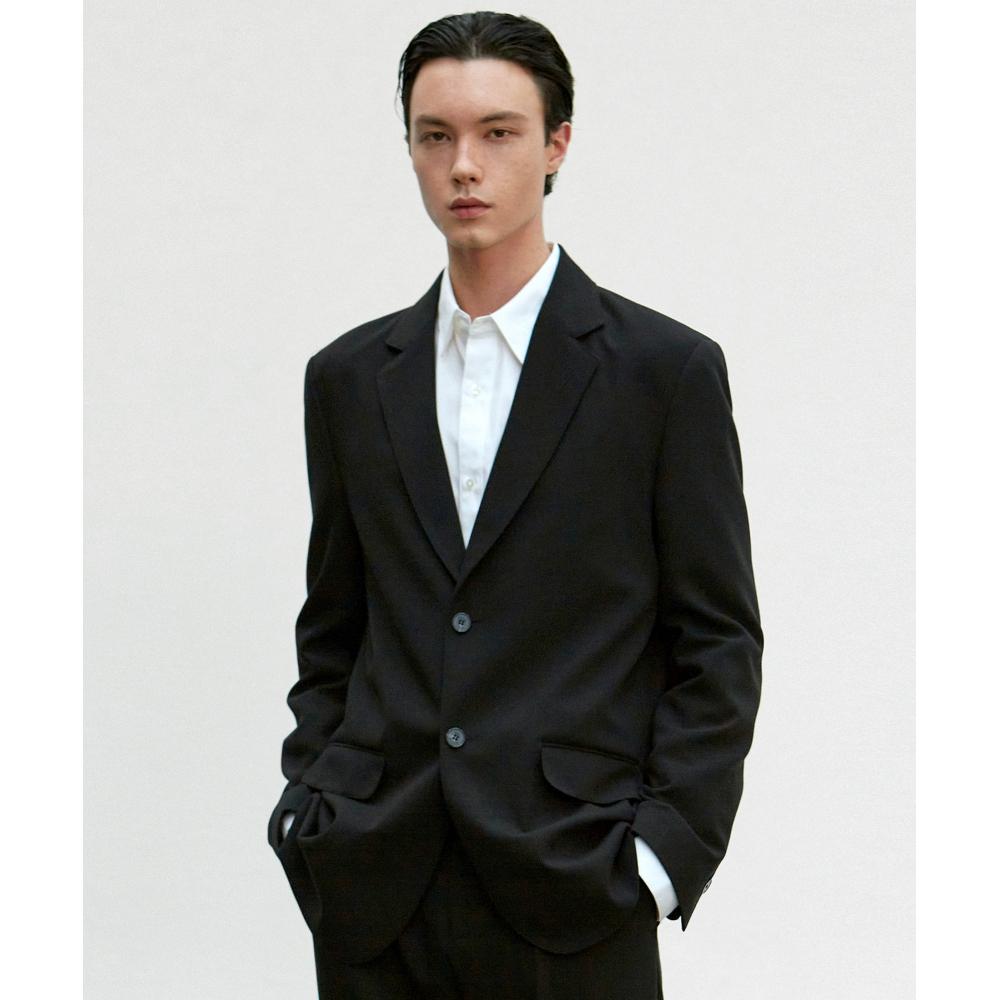 

NICKNICOLE Classic Relaxed BlazerЧерный