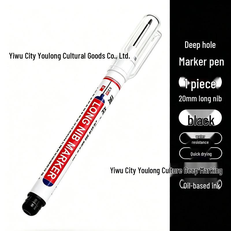 Oil-Based Fine Tip Marker for Construction Woodworking and Tile Marking