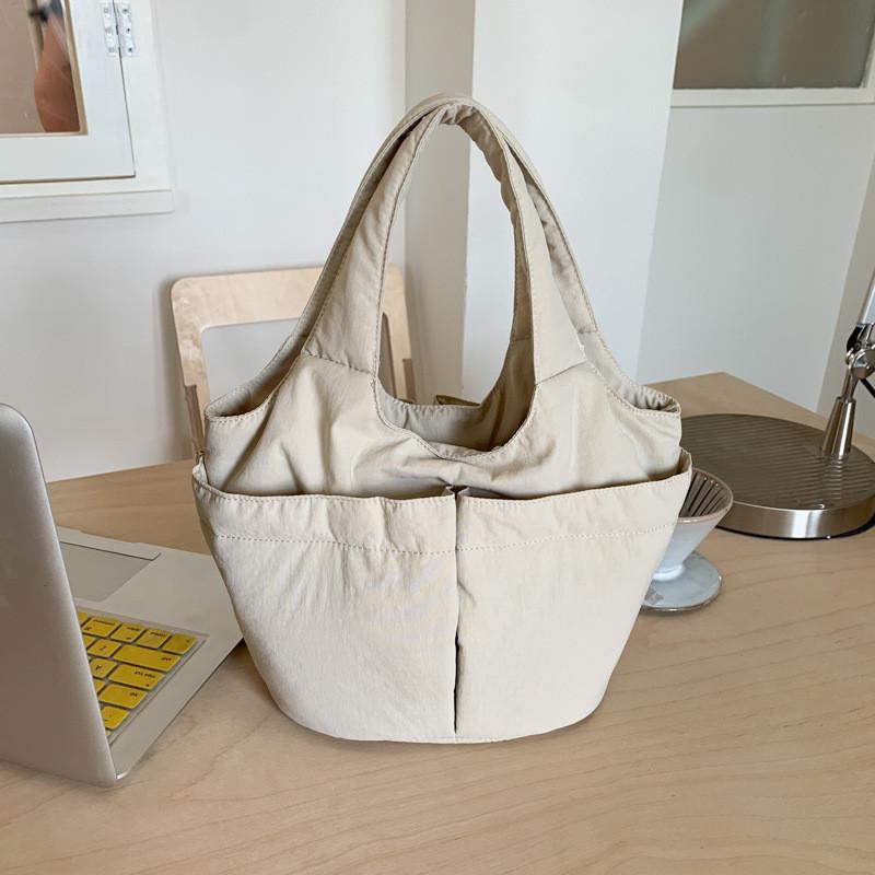 Canvas Tote Bag For Women And Men With Breathable Design And Multiple Pockets For Daily Use