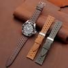 Atmungsaktive poröse Armbänder 18mm 19mm 20mm 21mm 22mm 24mm Schnellverschluss Vintage Racing Leder Armbänder für Seiko für Rolex