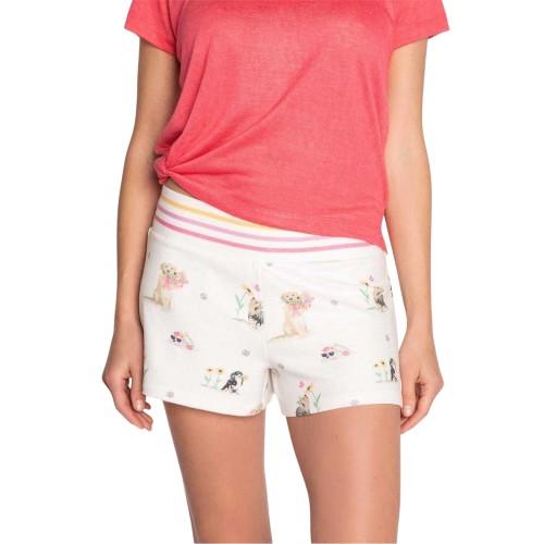 PJ Salvage Womens/Ladies Dog Print Lounge Shorts