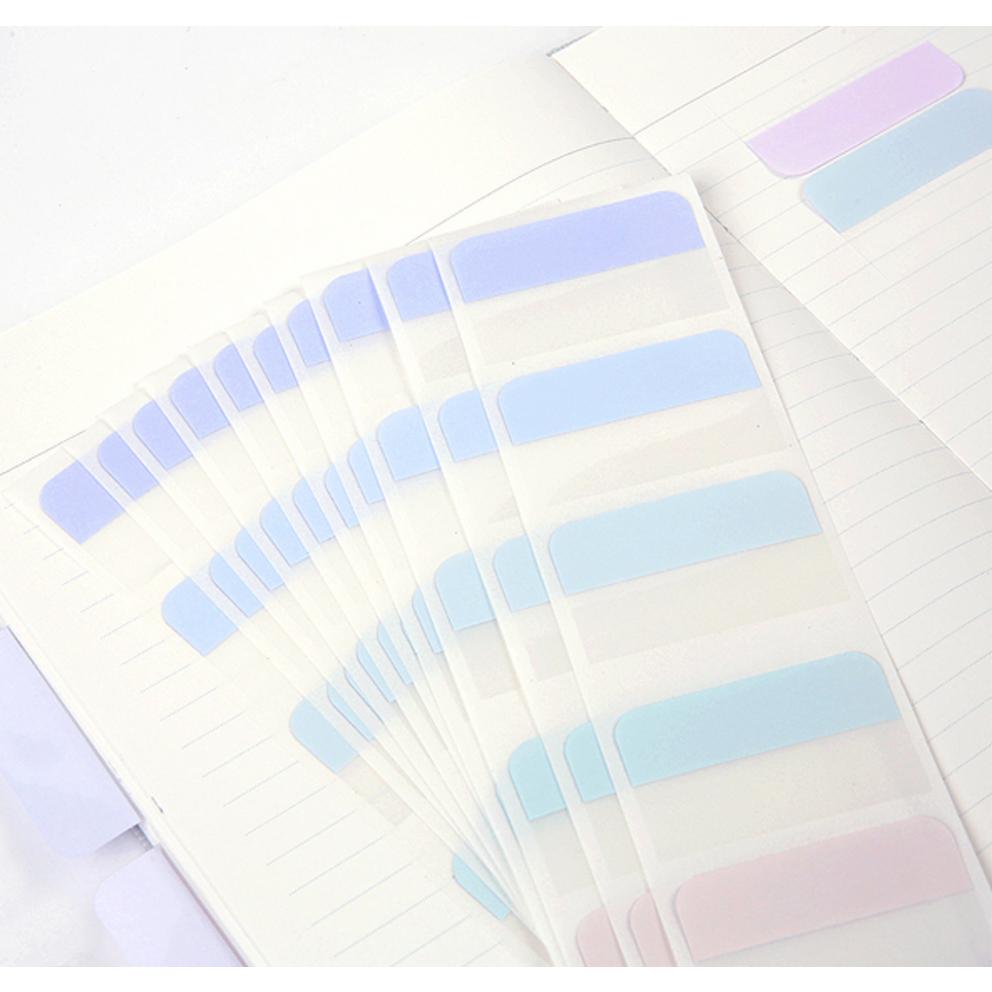 Super Teacher Photocard Organizer Pastel Index Stickers