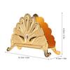 Napkin Holder Classical Metal Peacock Embossed European   Table Tissue Holder Tabletop Freestanding Tissue Dispenser