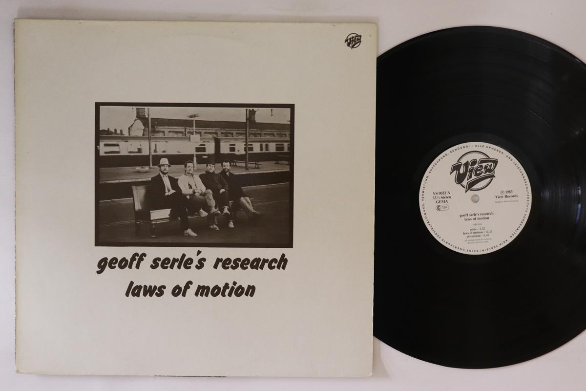 

LP Record GEOFF SERLES RESEARCH Laws Of Motion VS0022 VIEW 1982 Germany Jazz Used
