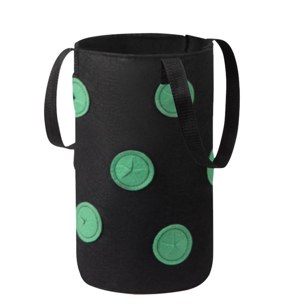 Hanging Strawberry Planting FeltCloth Planting Container Bag Thicken Garden Pot