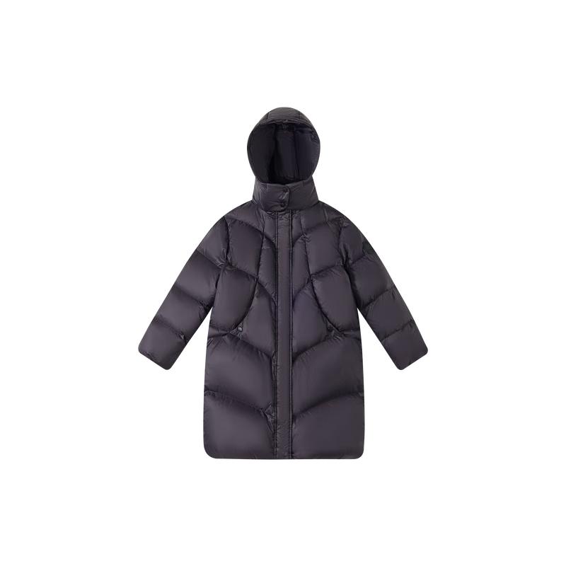 DEESHA Girl's Mid-length 3-Proof Hooded Winter Down Jacket