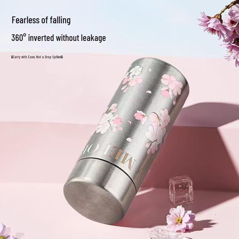 Shengjia Reines Titan Sakura Taschenthermoskanne 200ml