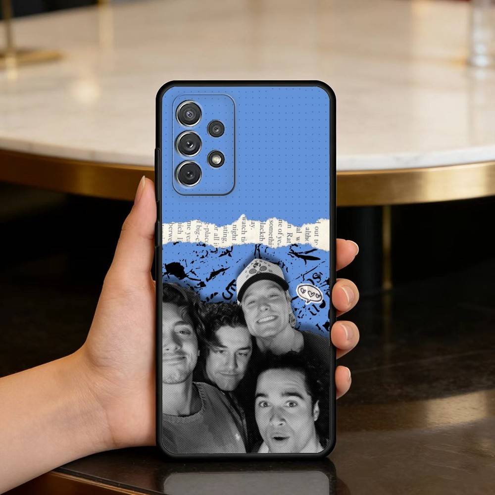 

Band J-JONAS B-BROTHERS Soft Silicone Black Cover Phone Case For Samsung Galaxy A73,A72,A71,A70,A53,A52,A51 Samsung a13 5g