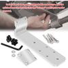 Marine Rail Mount Grill Bracket Kit 58182 Replacement for Any Kuma BBQ Grill Inboard/Outboard -Silver