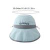 Comfortable Big Brim Baby Sun Hat Breathable Korean Style Empty Top Cap Anti UV Quick-dry Children Sunshade Hat Travel