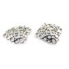 Les Trésors De Lily [J4040] - White 'Sissi' Designer Earrings