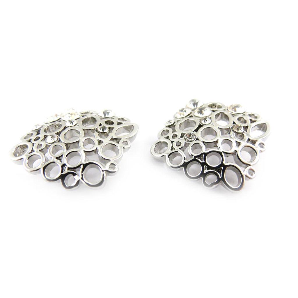 Les Trésors De Lily [J4040] - White 'Sissi' Designer Earrings
