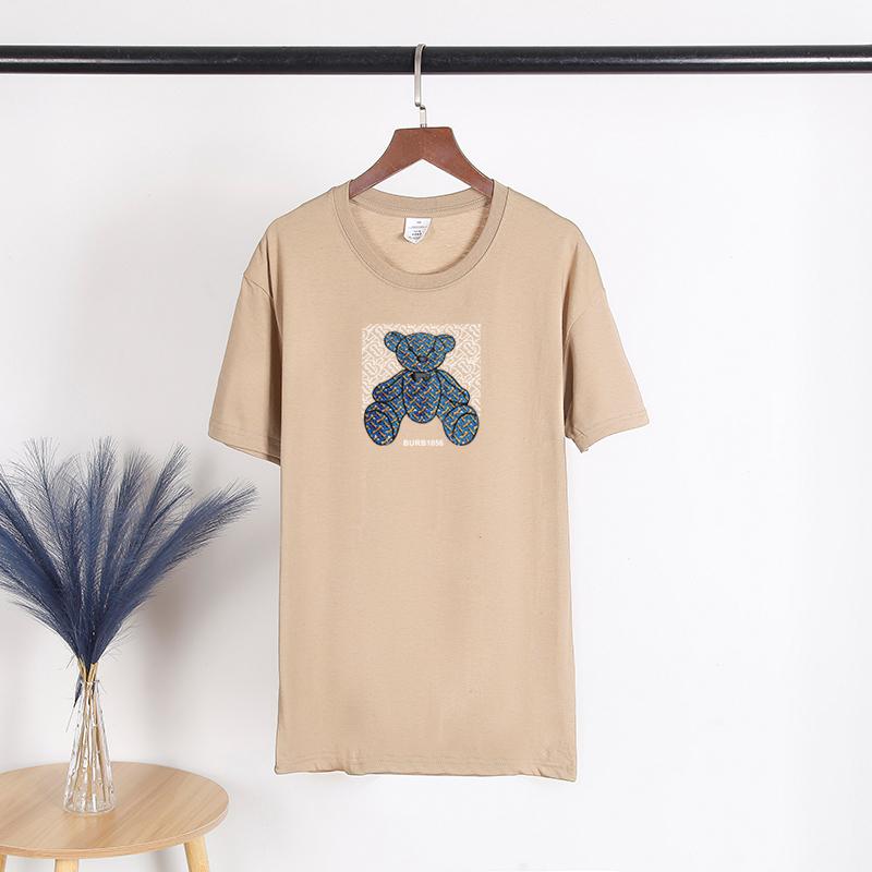 TWINFLAMES Letnia koszulka damska Cute Bear T Shirt Harajuku Graphic Tee Y2k Top Estetyczne ubrania