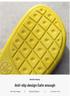 Super Soft Vietnamese Latex Closed-Toe Slippers: Non-Abrasive, Odorless Rubber Casual Shoes with Soft Soles for Men & Women