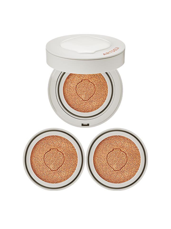 ARTDELI Ceramic Glow Cover Cushion (main product) + 2 refills (glowing cushion/porcelain cushion/light cushion) No. 21