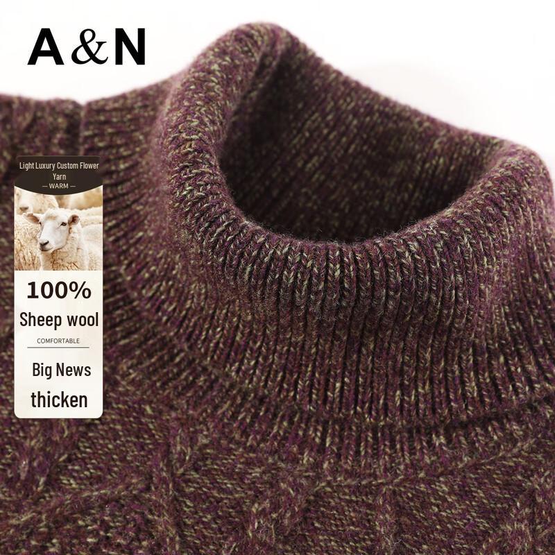 Antonio Men s 100% Merino Wool Turtleneck Sweater XL