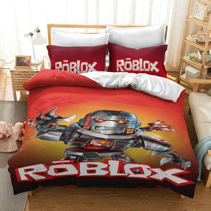 3d Printed Game Roblox Bedding Set Quilt Cover Pillow Shame Us Uk King Queen