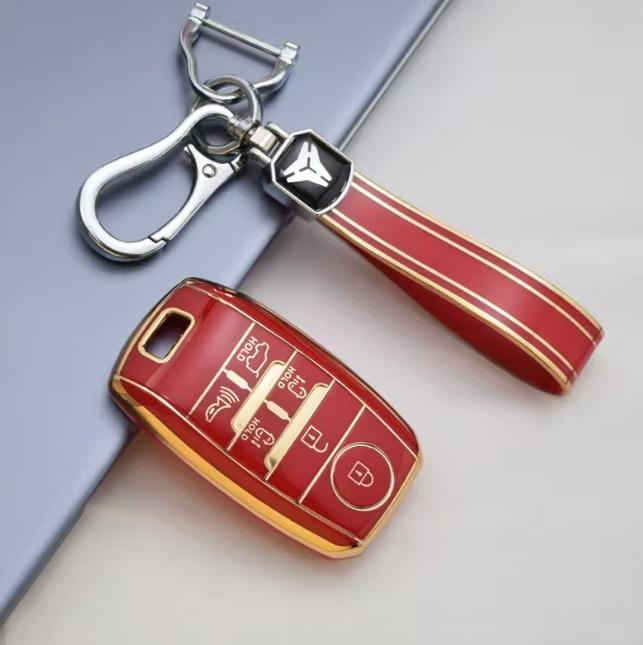 6 Buttons Smart Remote TPU Car Key Case Cover for Kia New Sedona Grand Carnival Snugly Sorento L580 Kia Doule Carnival