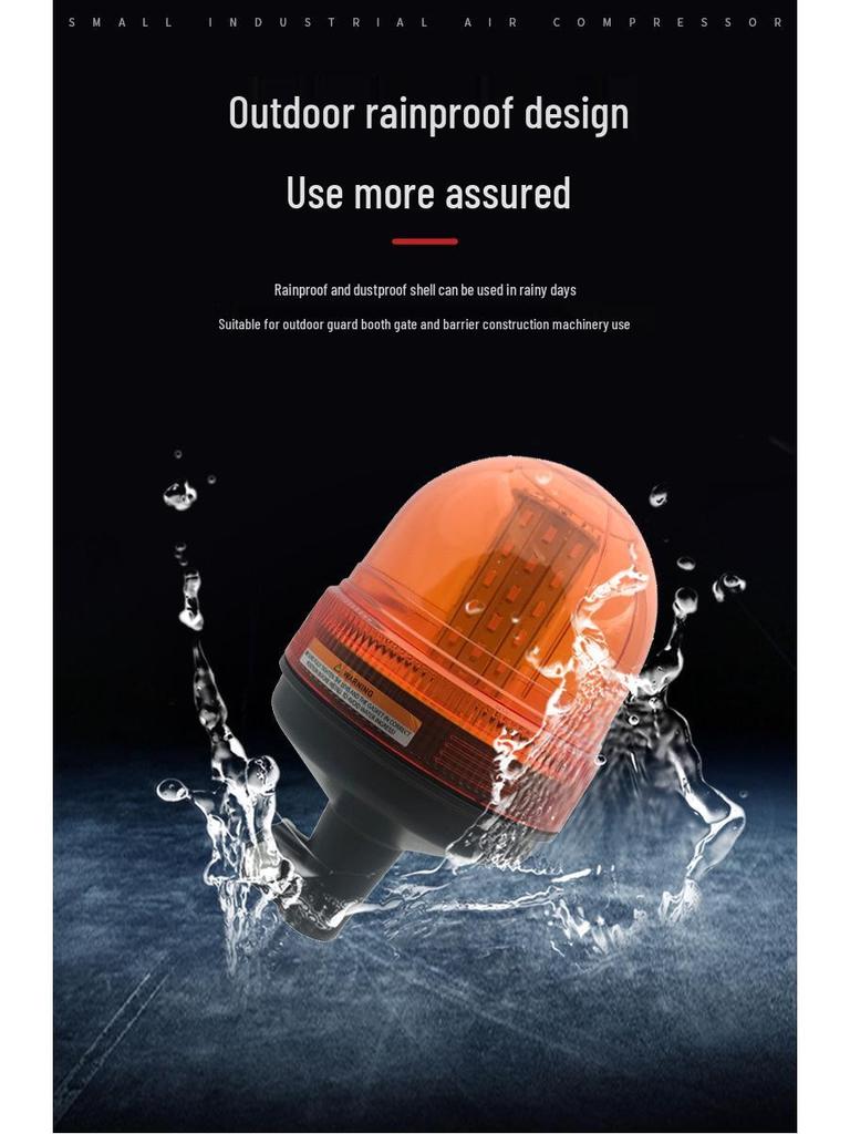 60W LED Strobe Light for Vehicles and Machinery (12-24V)
