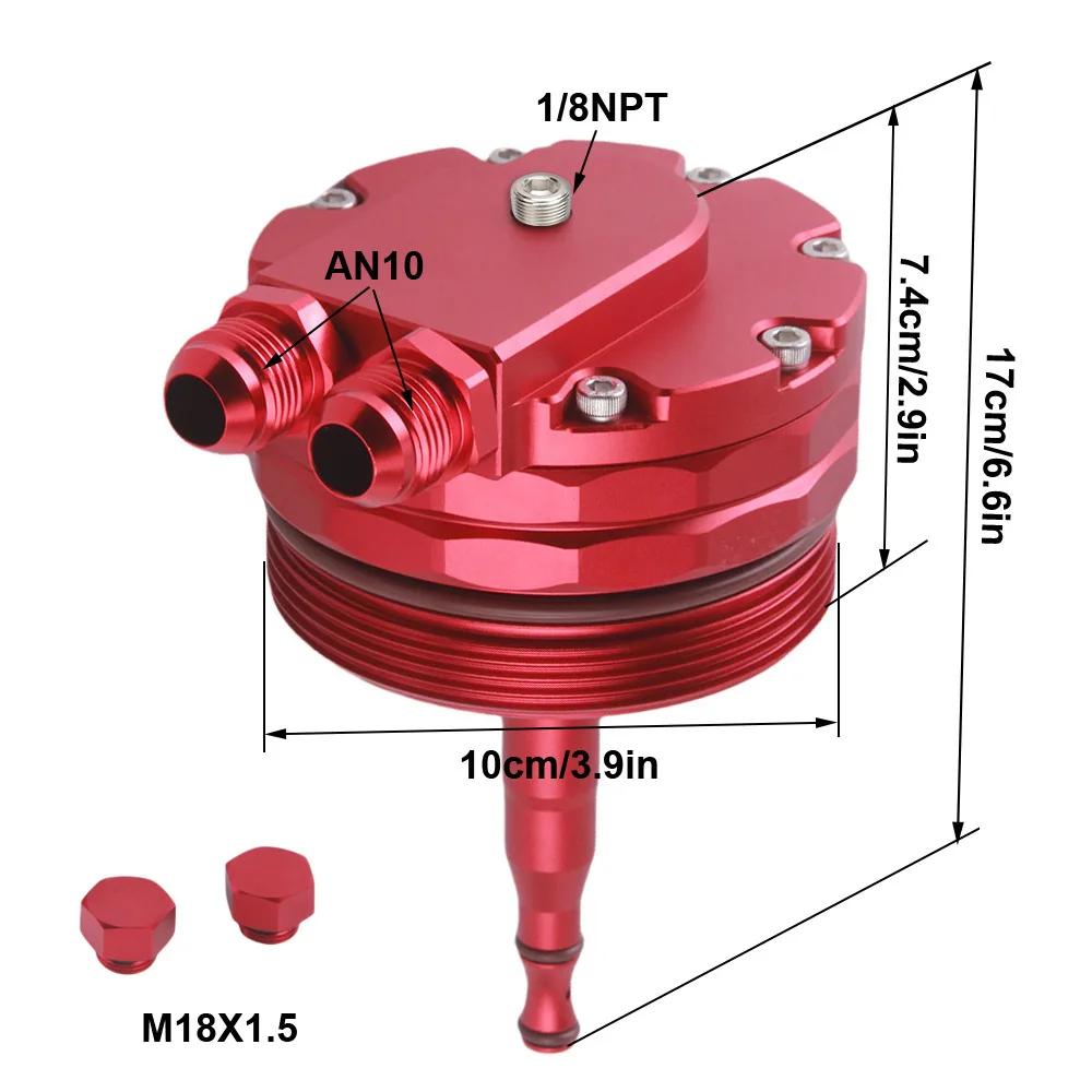 Adaptér chladiče oleje motoru Kryt víčka olejového filtru Pro BMW E46 E36 E39 E60 E61 323i 328i 325i 330i 525i 528i 530i M52 M54