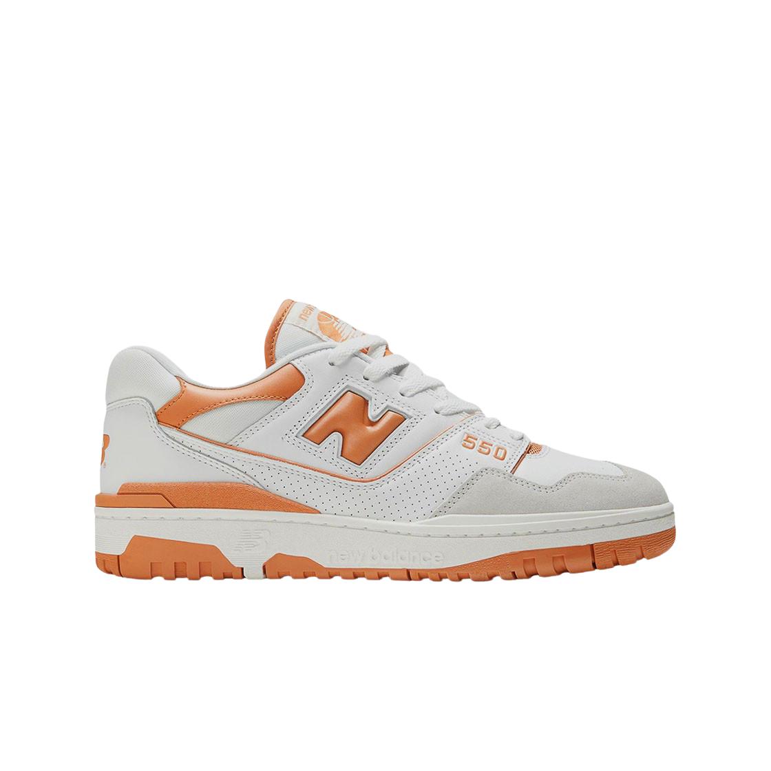 

Мужские кроссовки New Balance 550 White Burnt Orange 2E Wide BB550LSC